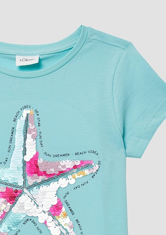 T-Shirt s.Oliver en bleu