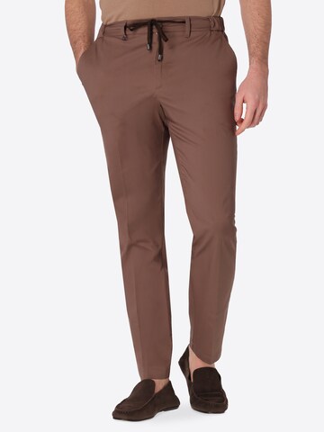 Regular Pantalon chino 'York' Distretto12 en marron : devant