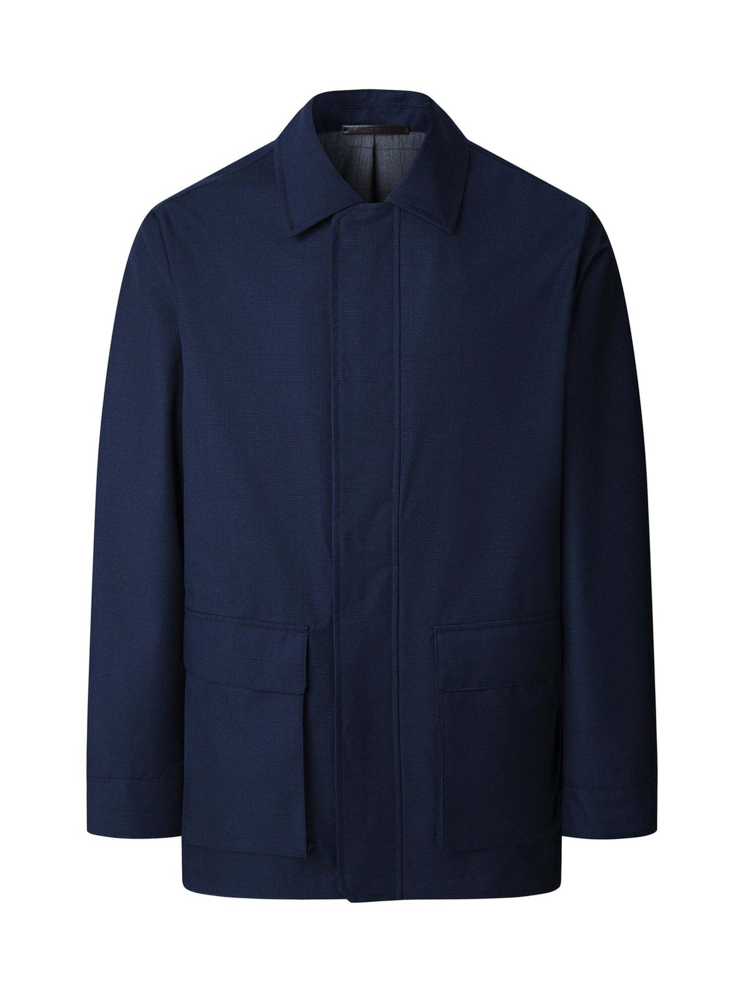 Hackett London Tussenjas in Blauw: voorkant