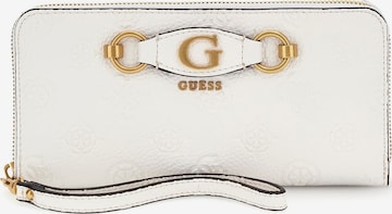 GUESS Wallet 'Izzy Peony' in Beige: front