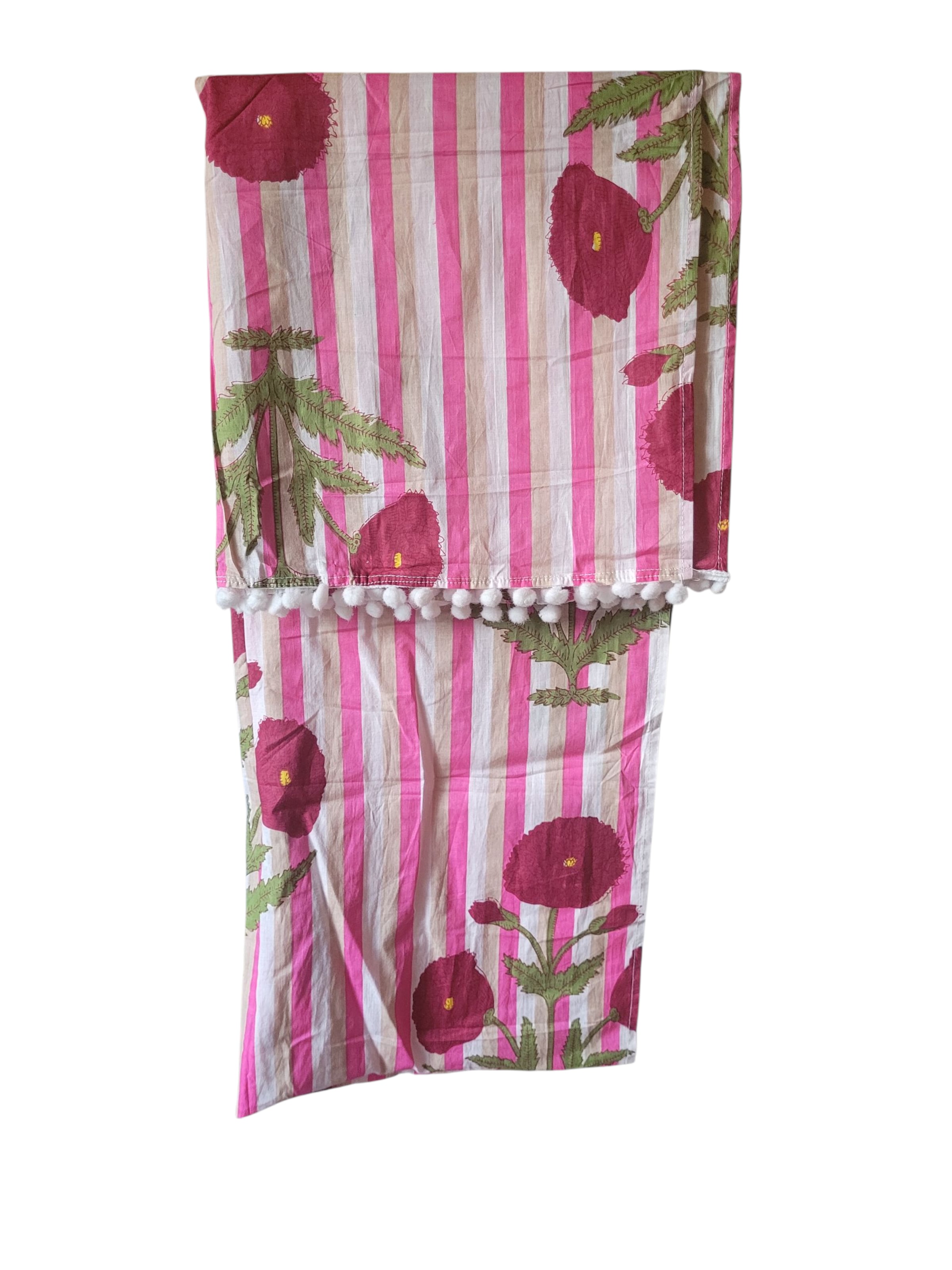 PfauGermany Tuch 'Rainbow Colors'‌‌‌‌‌ in Pink: Vorderseite