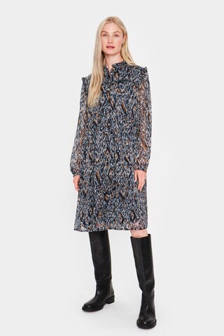 SAINT TROPEZ Shirt Dress 'Presley' in Blue