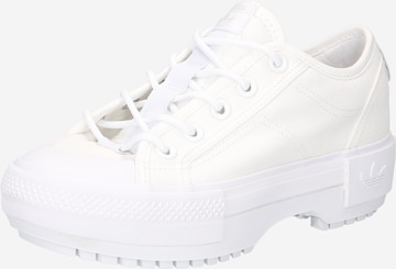 ADIDAS ORIGINALS Sneakers 'Nizza Trek Low' in White: front