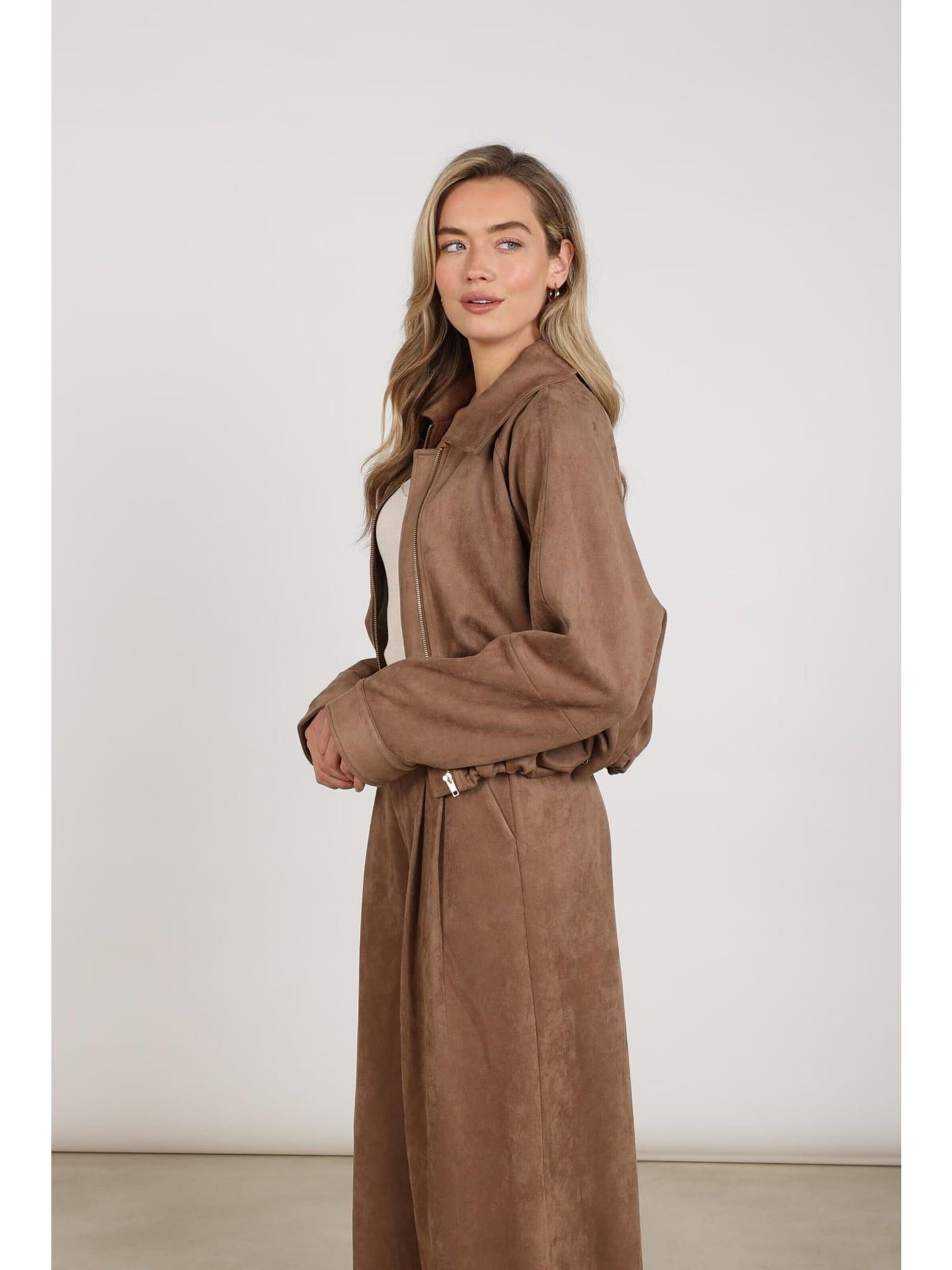 nukus Tussenjas 'Daisey' in Beige