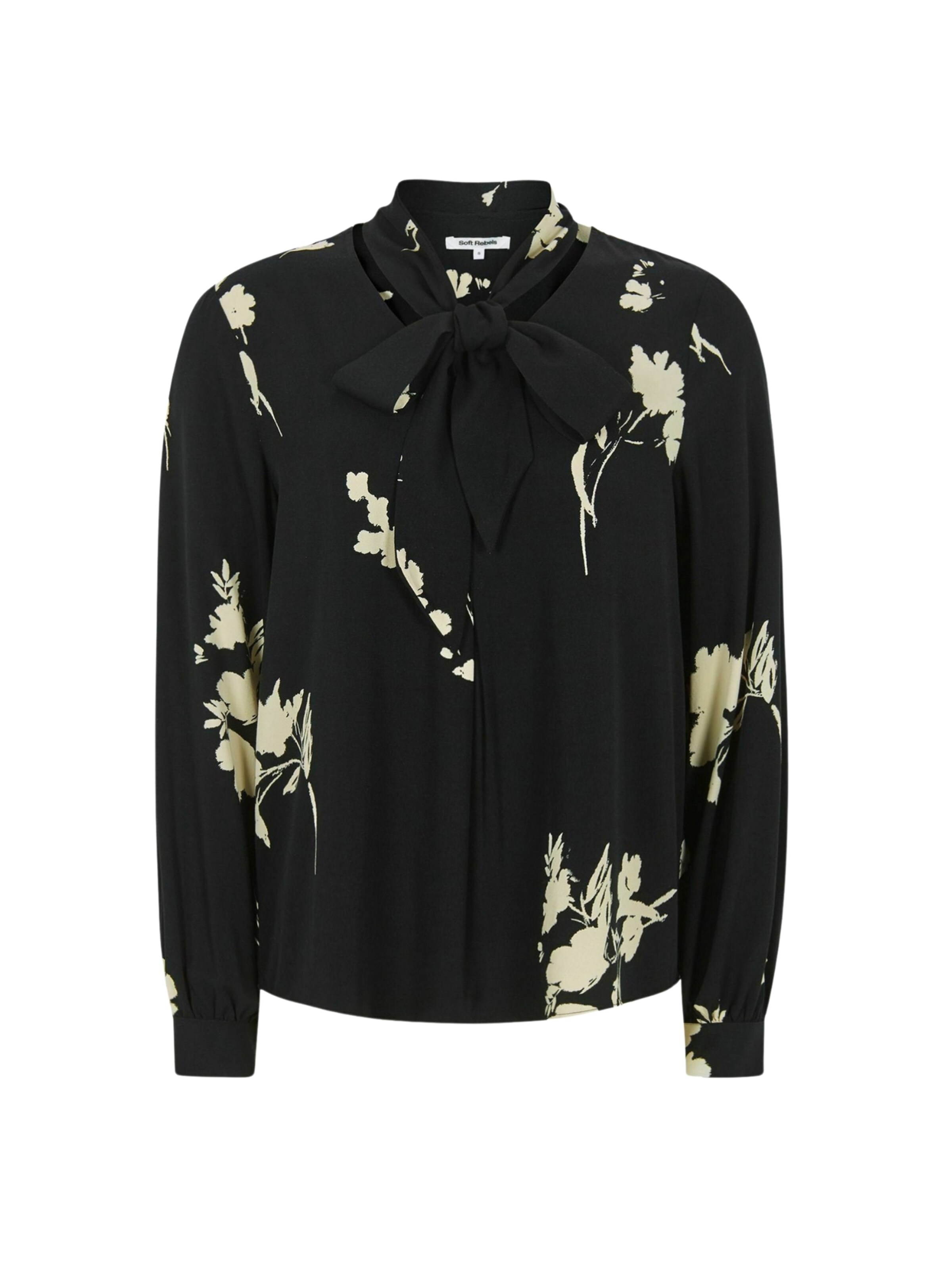 Soft Rebels Shirt ' SRMelinda ' in Black: front