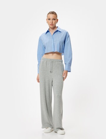 Koton Wide leg Trousers in Grey