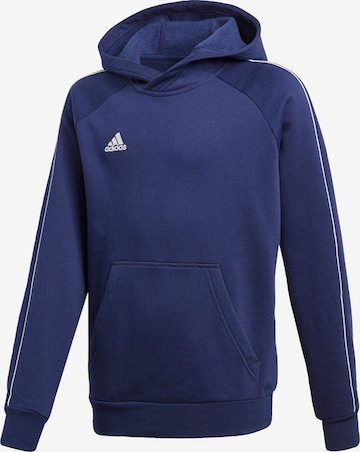 mėlyna ADIDAS PERFORMANCE Sportinio tipo megztinis 'Core 18'