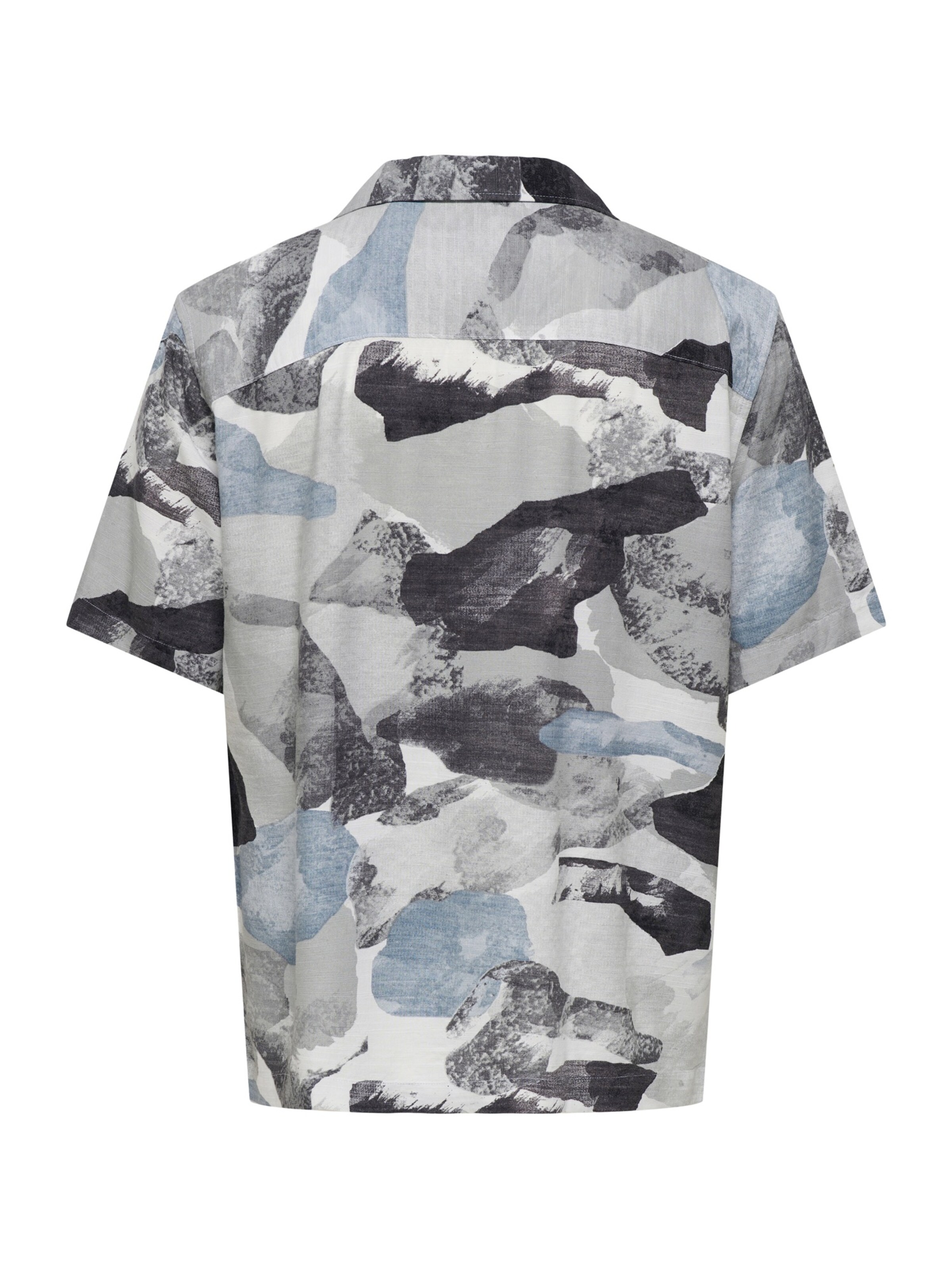 Only & Sons Comfort fit Button Up Shirt 'ONSHARVI' in Blue