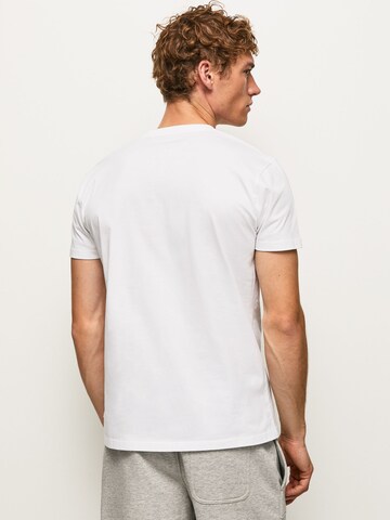 T-Shirt 'RONSON' Pepe Jeans en blanc