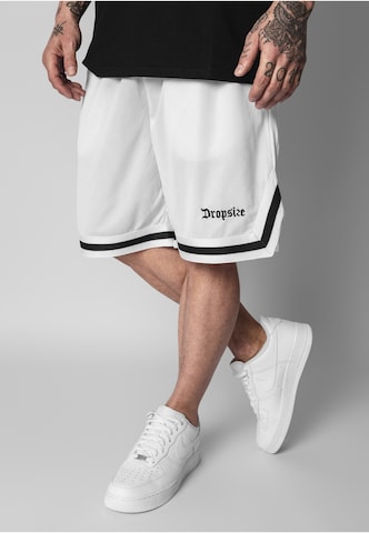 Dropsize Loosefit Bukser i hvid: forside