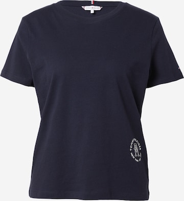 T-shirt TOMMY HILFIGER en bleu : devant