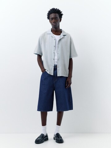 Comfort fit Camicia di Pull&Bear in blu