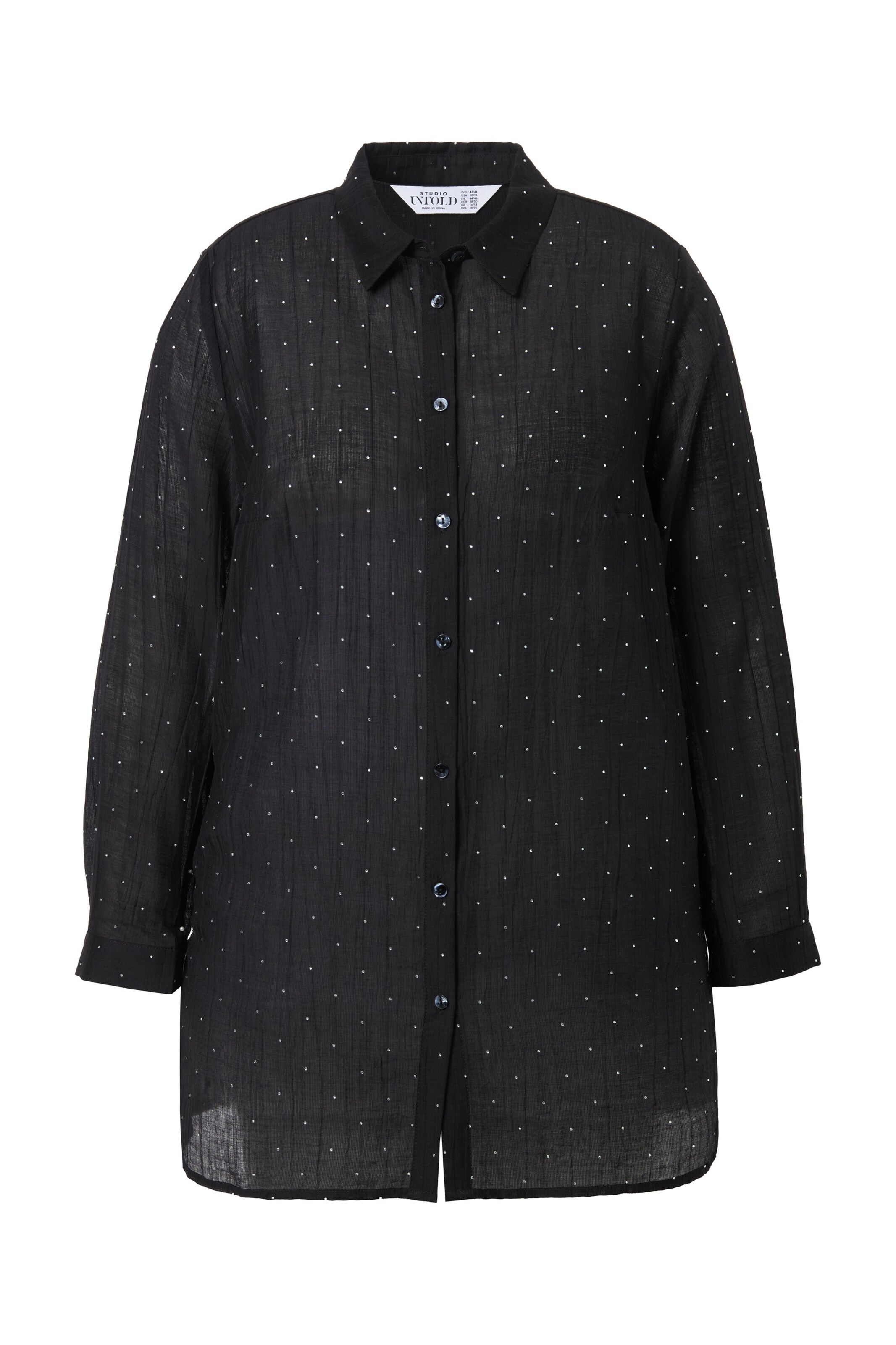 Studio Untold Bluse in Schwarz: Vorderseite