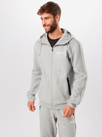 ELLESSE - Sudadera con cremallera deportiva 'Ornari' en gris: frente