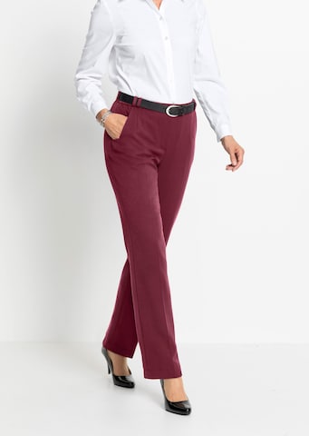 Goldner Regular Pantalon 'CARLA' in Rood