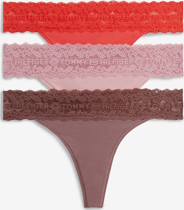 TOMMY HILFIGER Thong in Brown: front