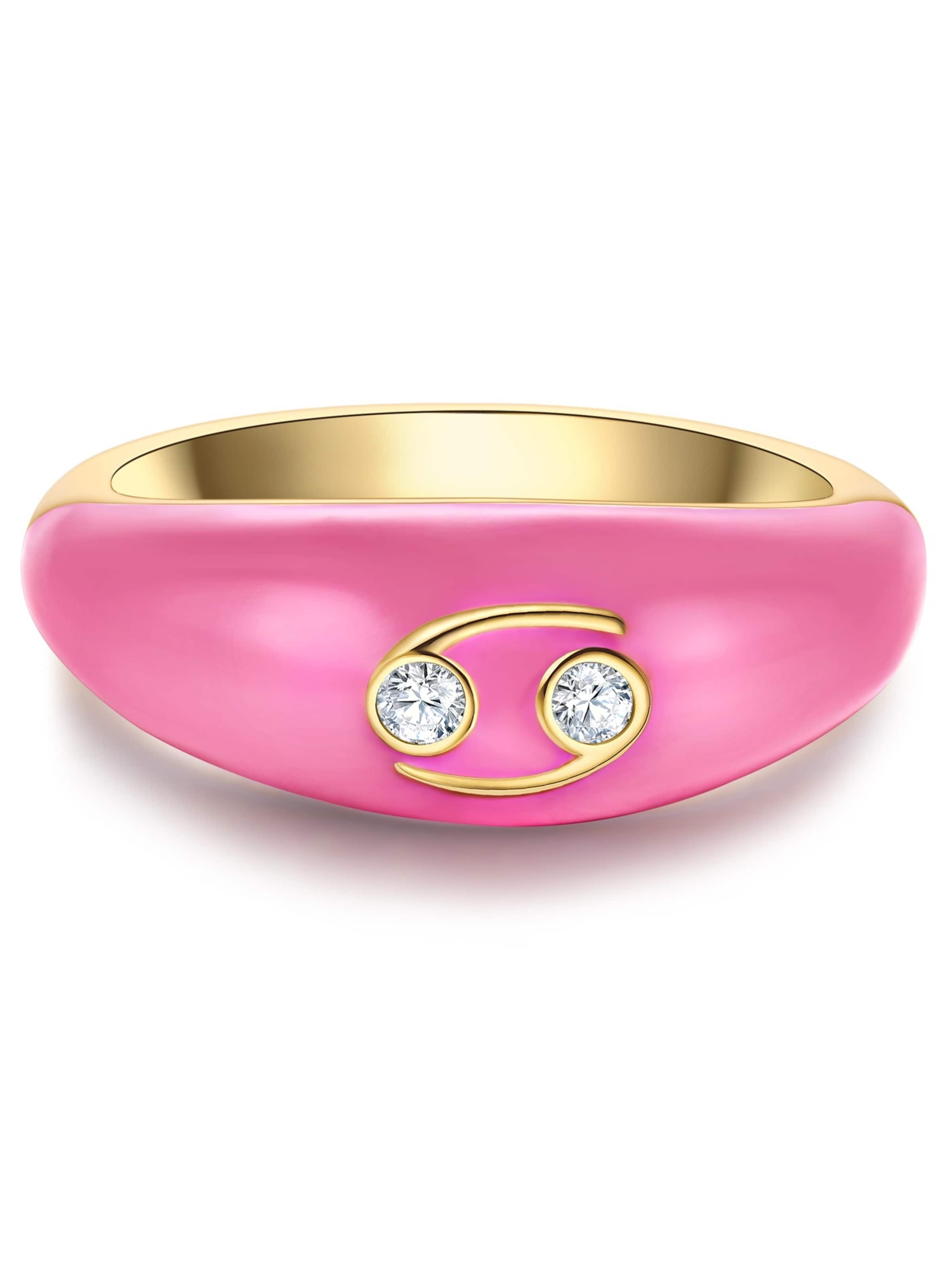 Glanzstücke München Ring in Pink: front