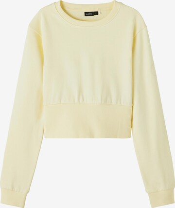 Sweat-shirt LMTD en jaune : devant