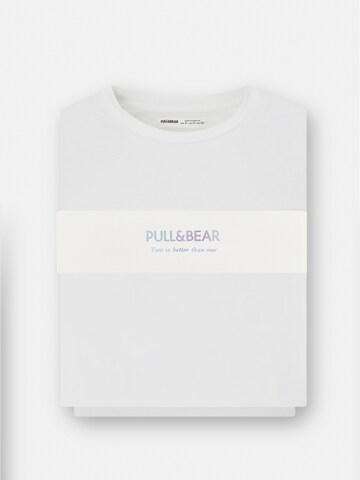 Survêtement Pull&Bear en blanc