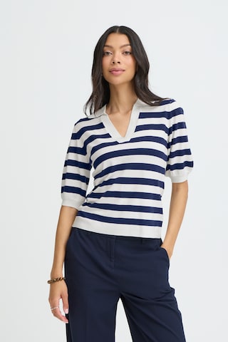 b.young Pullover in Blau: Vorderseite