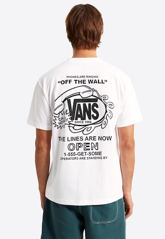 VANS - Camiseta 'Hot Lines' en blanco: frente