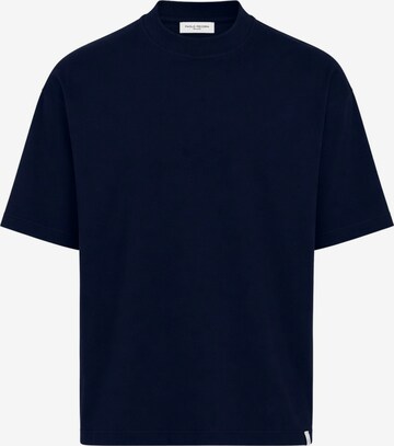 Paolo Pecora Milano Koszulka 'Oversized cotton T-shirt' w kolorze niebieski: przód