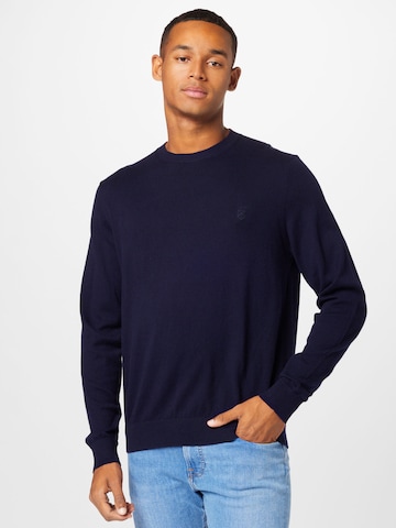 JACK & JONES Sweater 'RAY' in Blue: front