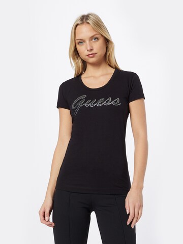 GUESS T-Shirt in Schwarz: predná strana