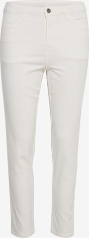 Kaffe Slim fit Jeans 'Zelina' in White: front