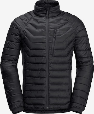 JACK WOLFSKIN Outdoorjas in Zwart: voorkant