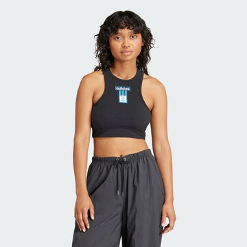 ADIDAS ORIGINALS Topp 'Adibreak' i svart: framsida