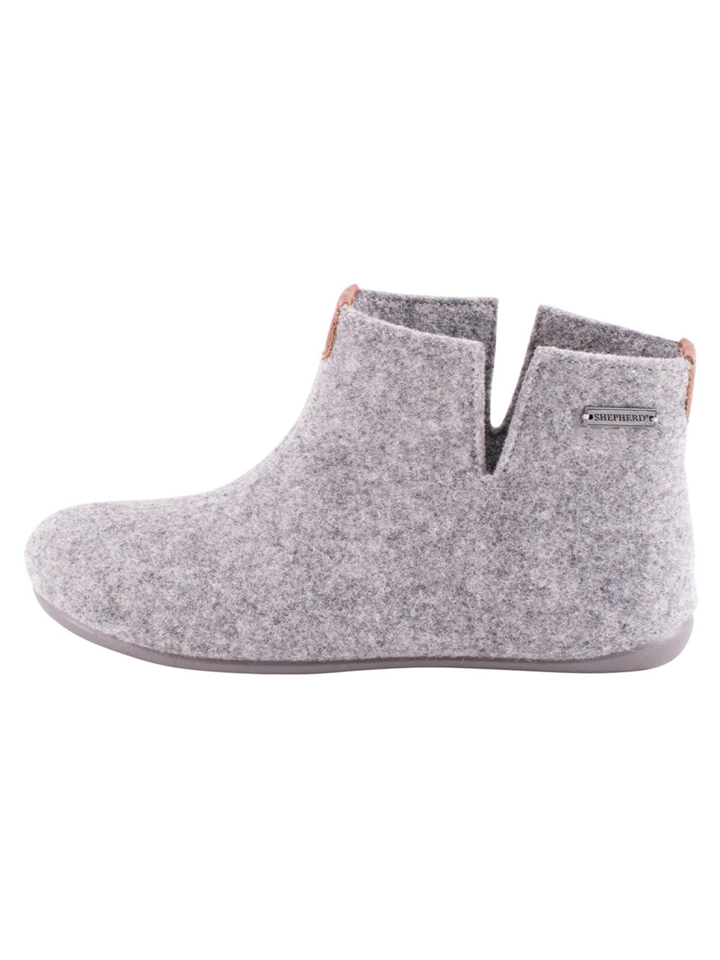 SHEPHERD Mules 'Ester' in Grey: front