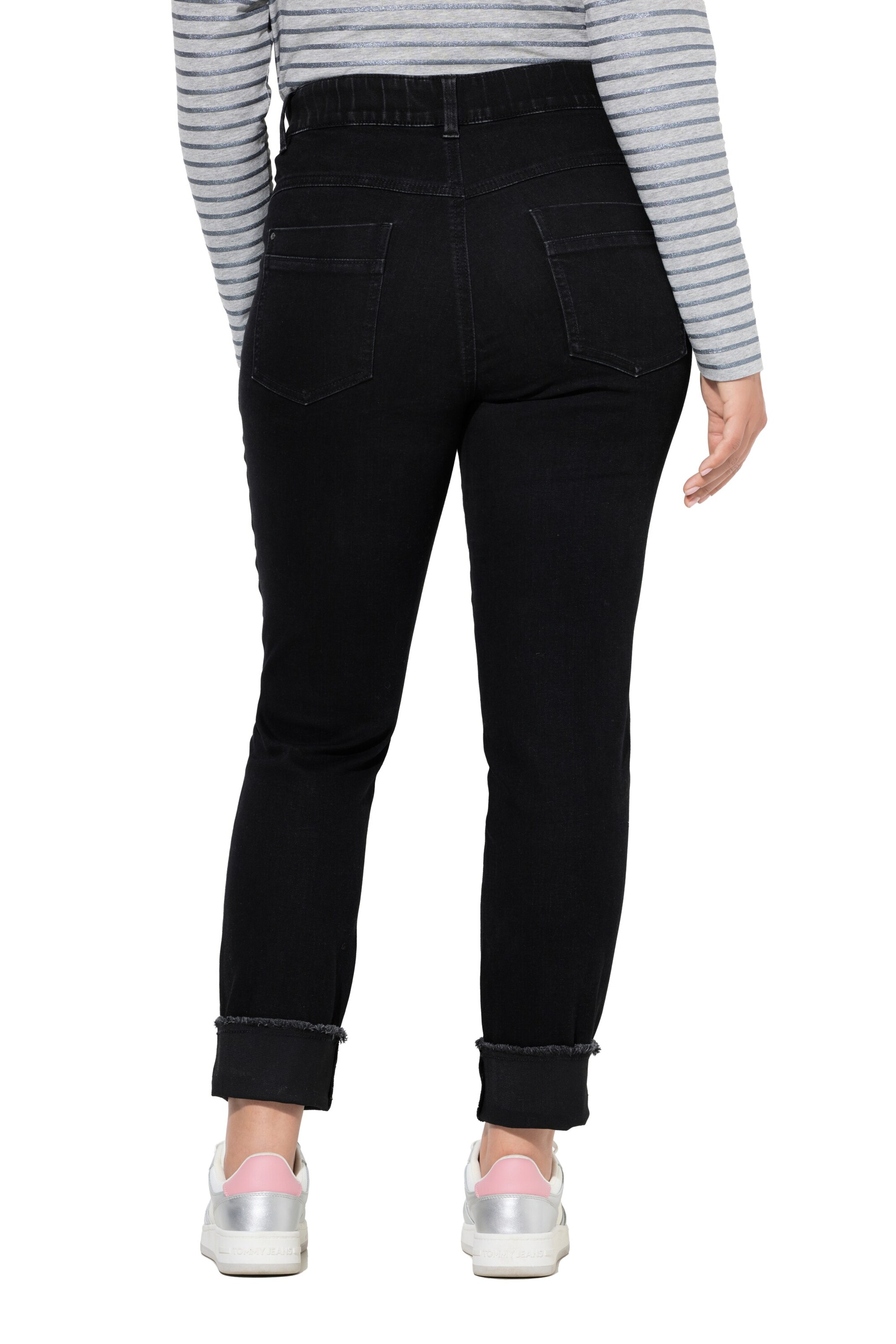 LAURASØN Slim fit Jeans in Black