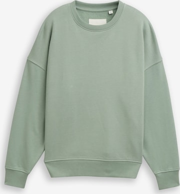 TOM TAILOR Sweatshirt in Green: front