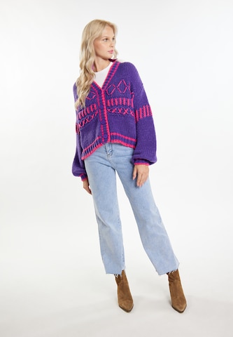 Cardigan 'Eyota' IZIA en violet