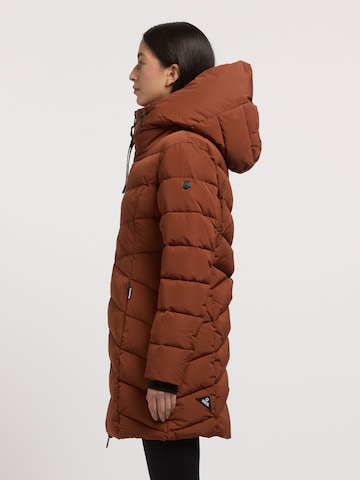 khujo Wintermantel 'Dier' in Bruin