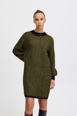 Robes en maille 'IHKamara' ICHI en noir : devant