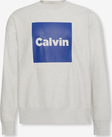 pilka Calvin Klein Jeans Standartinis Megztinis be užsegimo: priekis