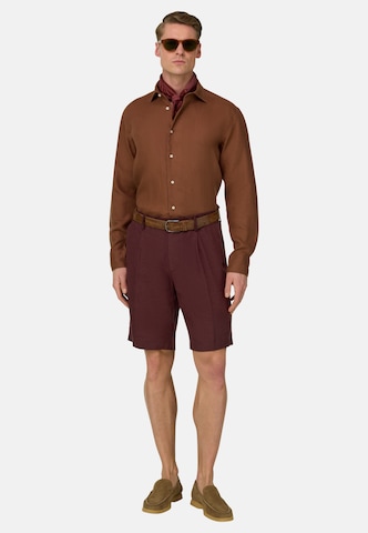 Coupe regular Chemise Boggi Milano en rouge