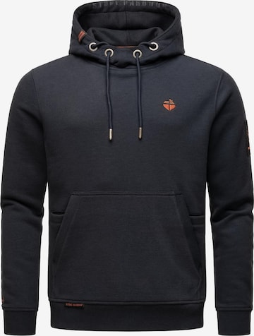 STONE HARBOUR Sweatshirt 'Ty Trey' in Blauw: voorkant