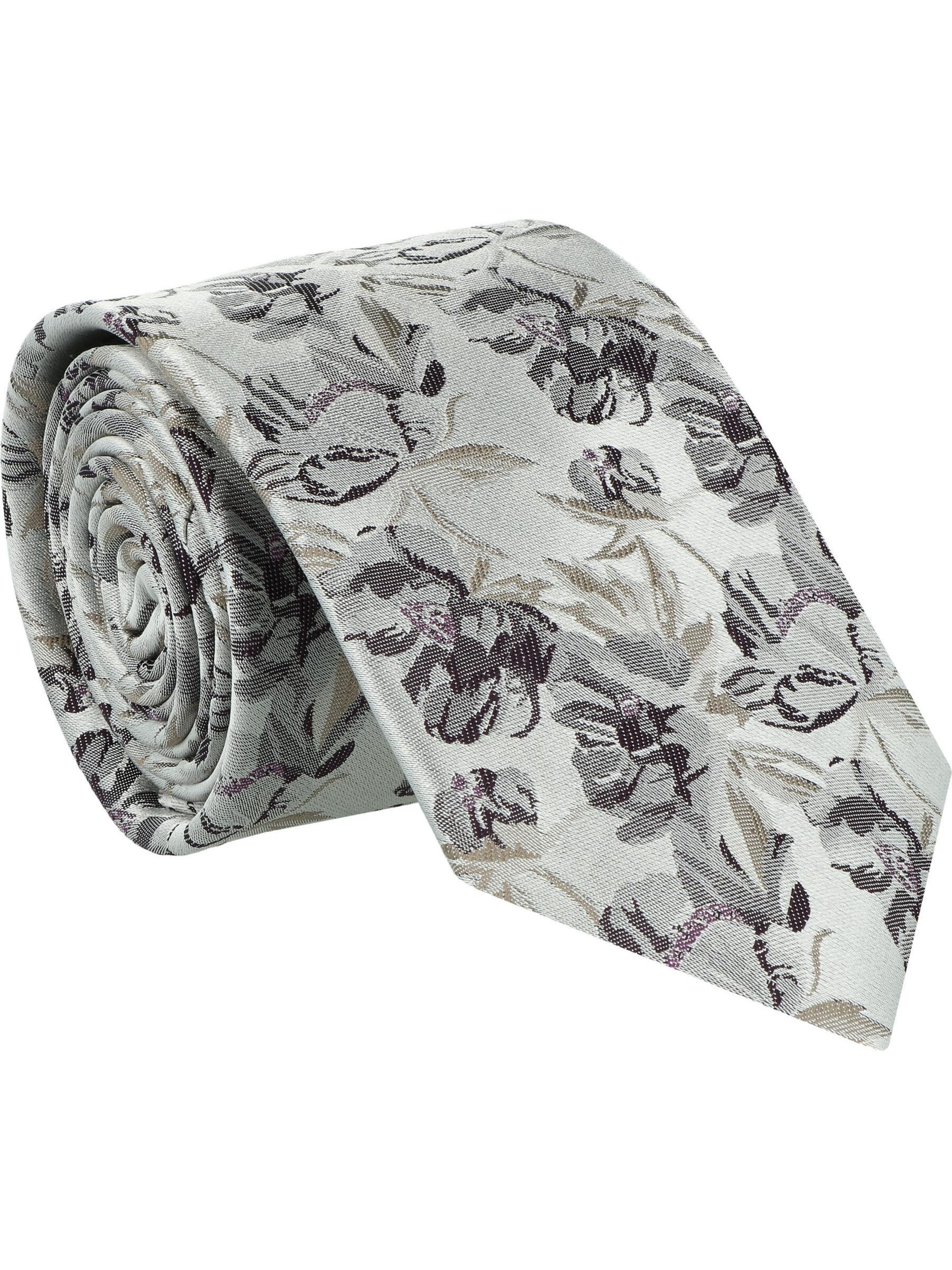 WILLEN Tie 'Blume' in Purple: front