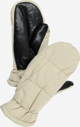 MSCH COPENHAGEN Mittens 'Pavinaria' in Beige / Black, Item view