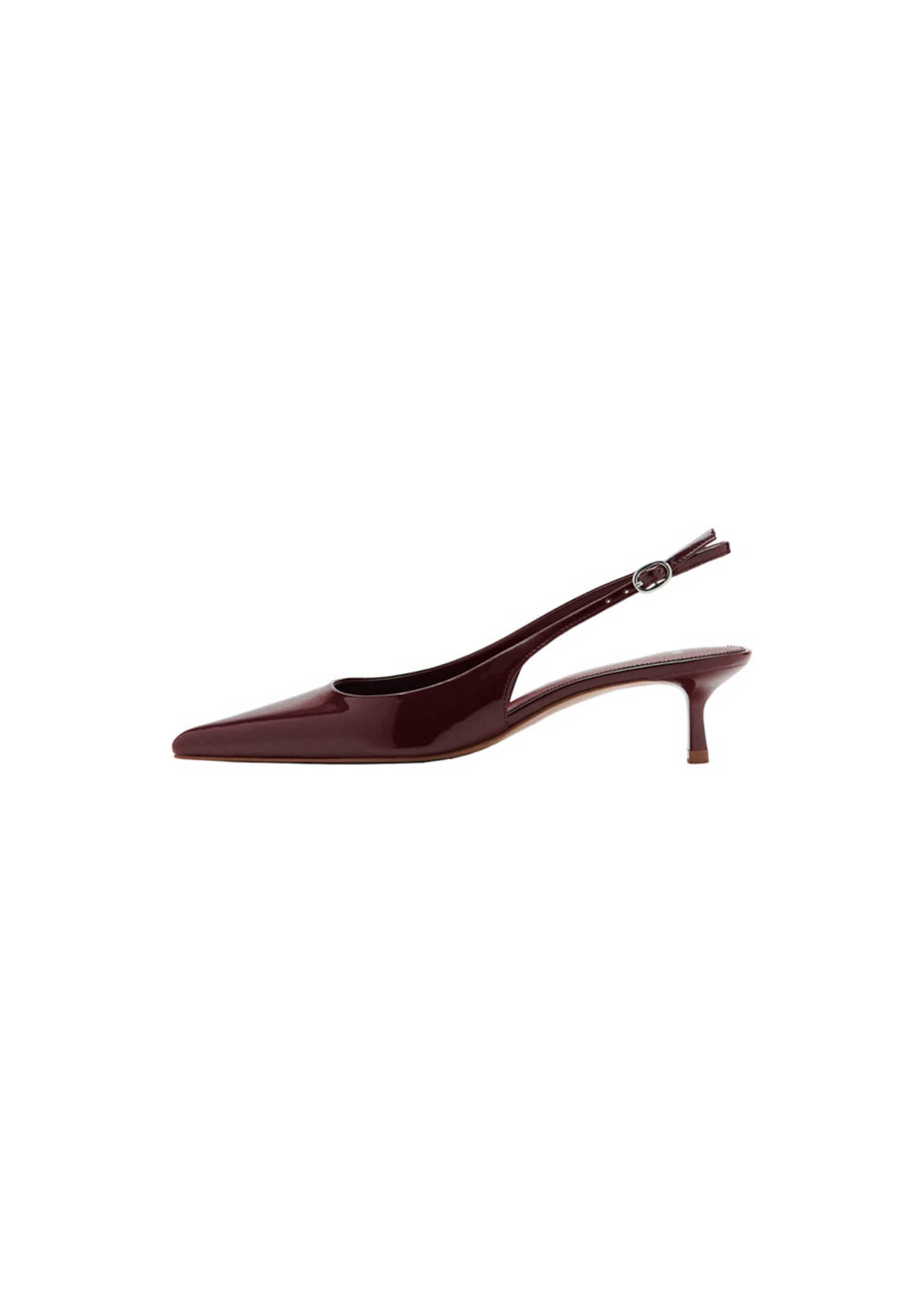 MANGO Slingback Pumps 'Circo' in 38 in Bordeaux, Item view
