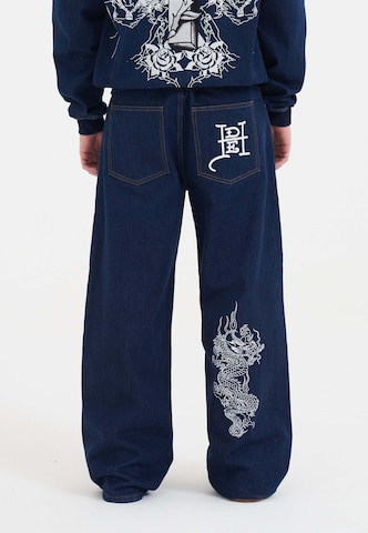 Ed Hardy - Loosefit Vaquero en azul