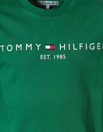 žalia TOMMY HILFIGER Marškinėliai 'Essential'