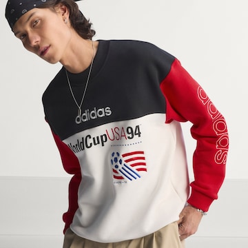ADIDAS PERFORMANCE Sportovní mikina 'Graphic' – bílá: přední strana