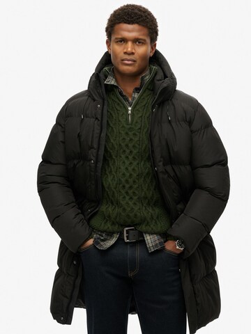 Superdry Winterjas in Zwart