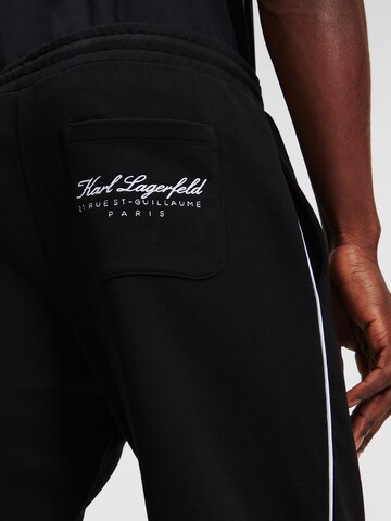 Karl Lagerfeld Конический (Tapered) Штаны 'Hotel' в Черный