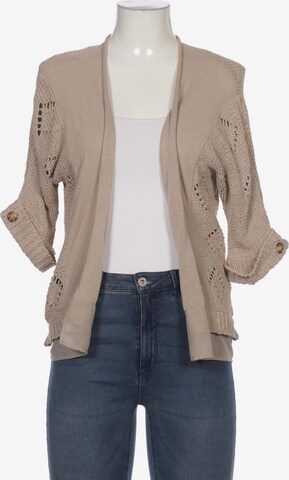 Cream Sweater & Cardigan in M in Beige: front