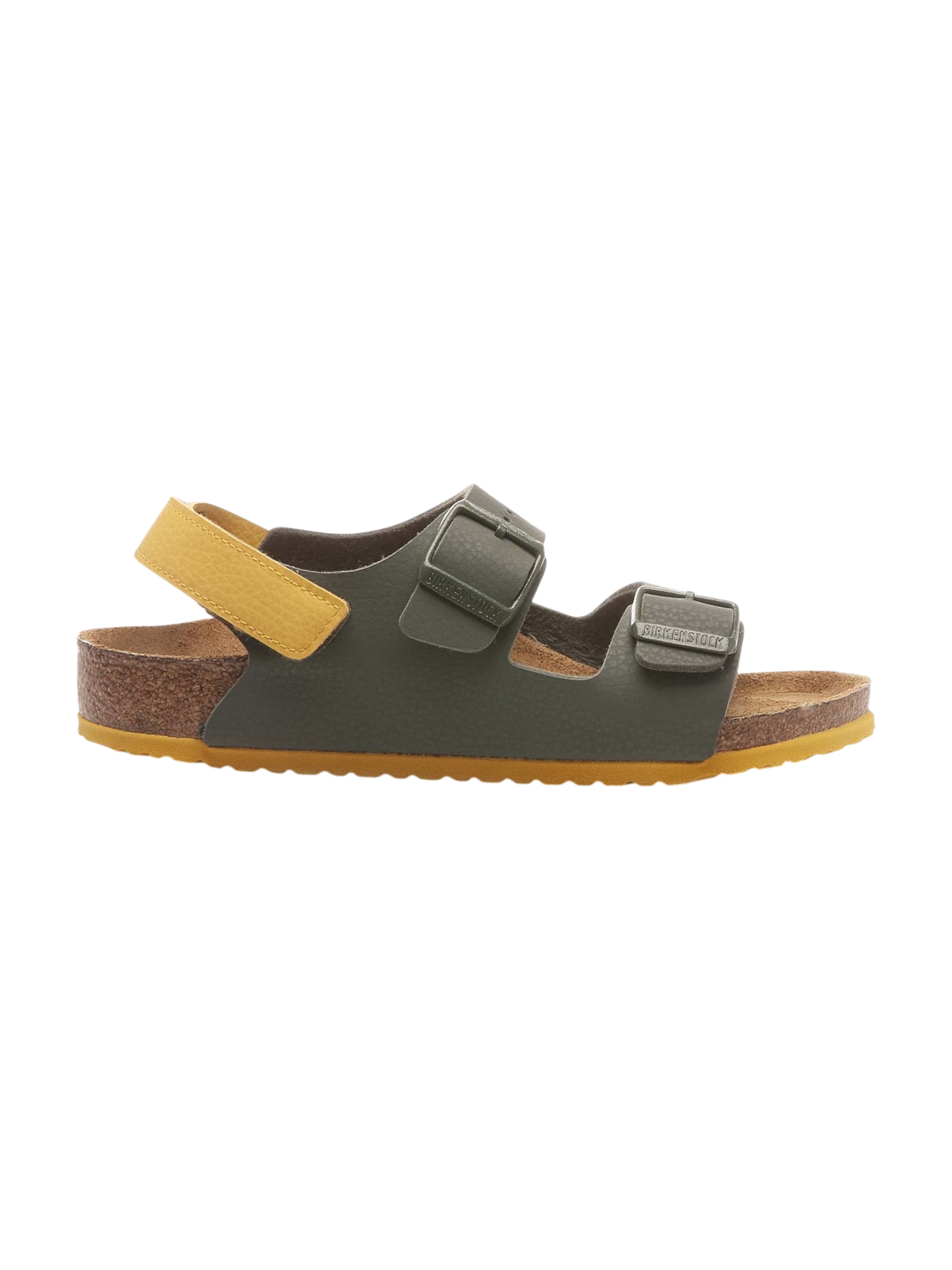 BIRKENSTOCK - Sandalias en gris: frente